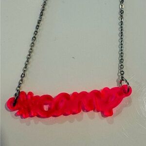 Pink #CAMP Necklace